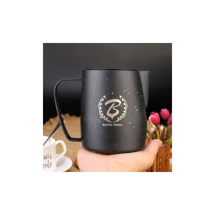 Barista Space Milk Jug Teflon, oțel inoxidabil, 350 ml, negru