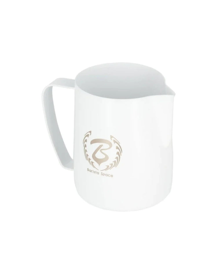 Barista Space Milk Jug Teflon, oțel inoxidabil, 350 ml, alb